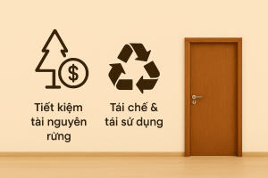 Cửa nhựa composite thân thiện với môi trường
