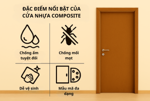 Đặc điểm nổi bật của cửa nhựa composite