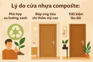 Lí do chọn cửa nhựa composite