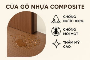 Vì sao nên chọn cửa gỗ nhựa composite