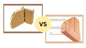 So sánh giữa cấu trúc cửa gỗ composite và cửa gỗ tự nhiên