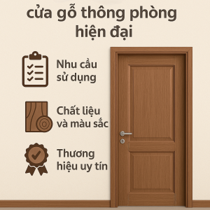 Gợi ý lựa chọn cửa thông phòng hiện đại