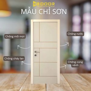 Mẫu cửa chỉ sơn