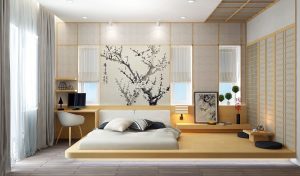 Nội thất phòng ngủ phong cách Nhật Bản