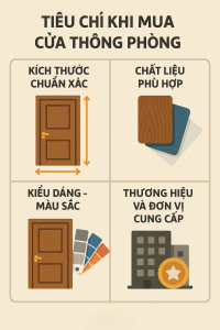 Tiêu chí mua cửa thông phòng