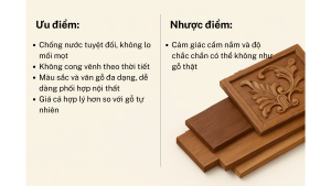 Ưu nhược điểm của cửa gỗ
