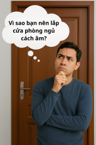 Vì sao bạn nên lắp cửa phòng ngủ cách âm