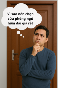 Vì sao nên chọn cửa phòng ngủ hiện đại giá rẻ?