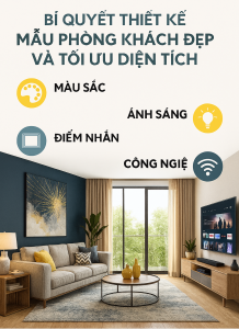 Bí quyết thiết kế mẫu phòng khách đẹp