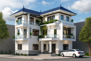 Mẫu biệt thự 3 tầng 3