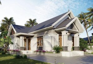 Biệt thự nhà vườn mái thái