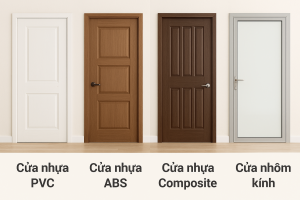 Các loại cửa nhà vệ sinh chống ẩm phổ biến