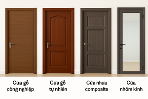 Các loại cửa thông phòng phổ biến