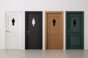 Các mẫu cửa toilet đẹp