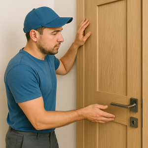 Hoàn thiện và kiểm tra cửa