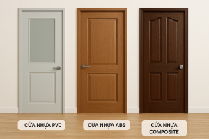 Loại cửa phù hợp với nhà vệ sinh