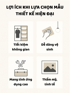 Lợi ích khi lựa chọn mẫu thiết kế nội thất hiện đại
