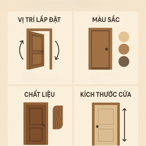 Yếu tố chọn cửa thông phòng hợp phong thủy