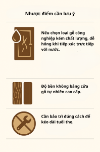 Nhược điểm cần lưu ý