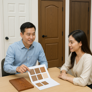 Tư vấn và chọn mẫu cửa