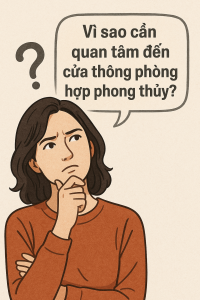 Vì sao cần quan tâm đến cửa thông phòng hợp phong thủy?
