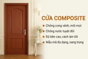 Ưu điểm cửa composite