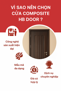 Vì sao nên chọn cửa composite HB DOOR?